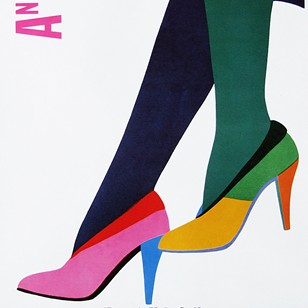 1980's Le Quesne Art Exhibition Poster
